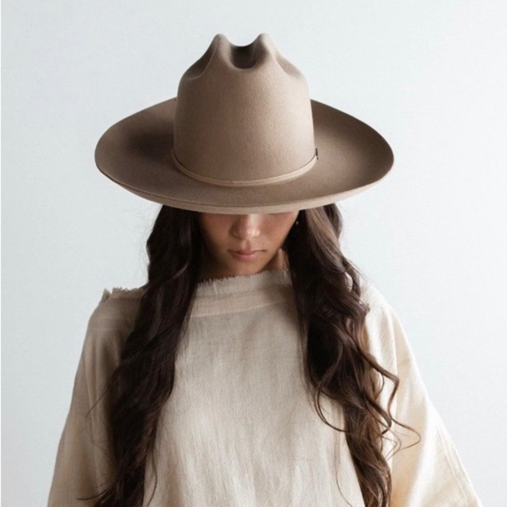 GIGI PIP Ezra Western Hat in Tan